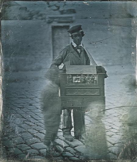 Organ Grinder ca. 1848. Gabriel Cromer Collection